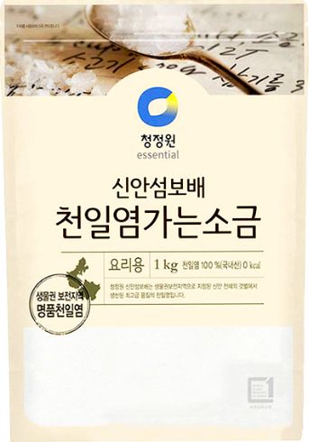 Chung Jung One Sól morska do kimchi, gruby kryształ 1kg - CJO Essential uniwersalny