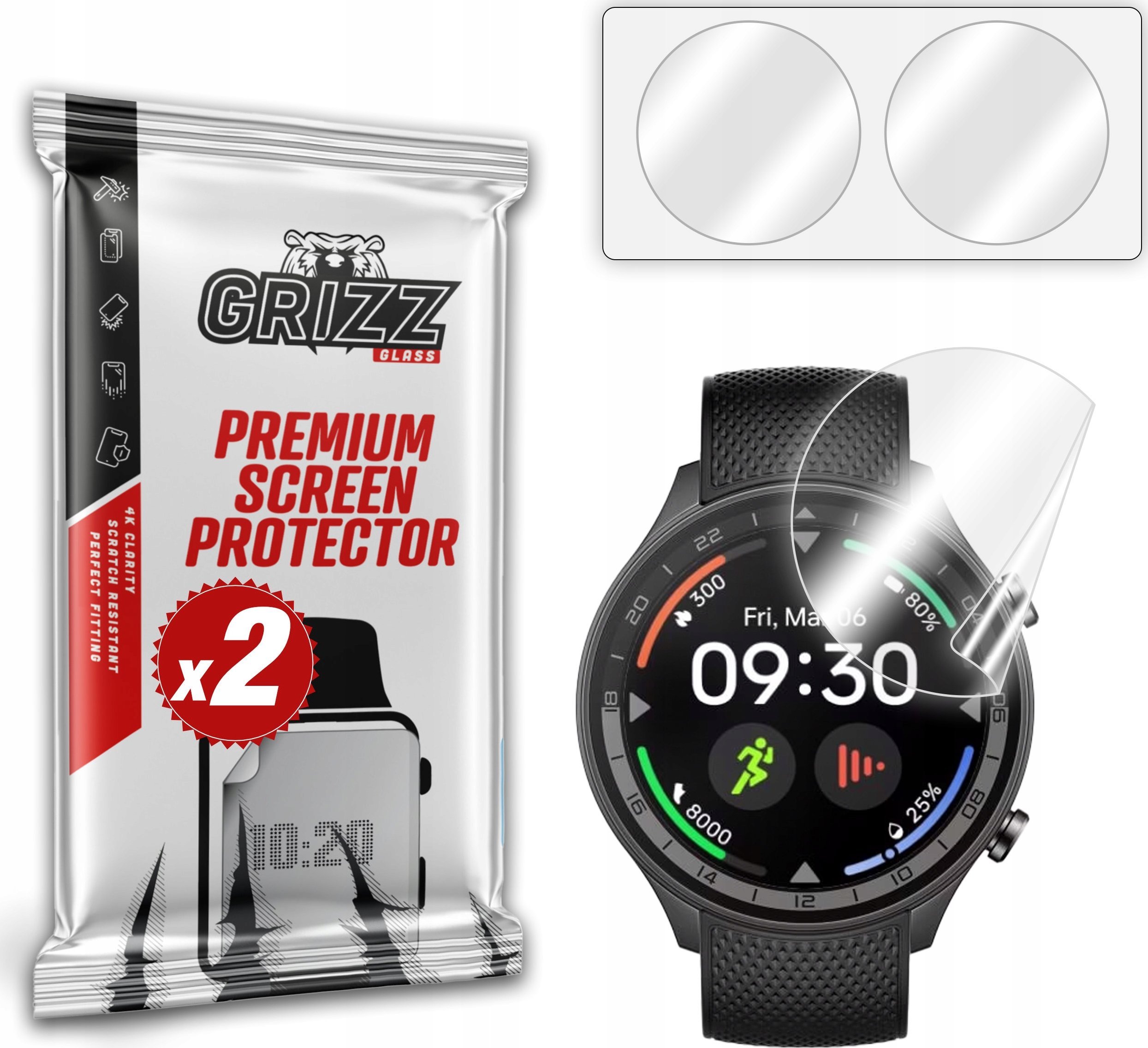 GrizzGlass Folia ceramiczna GrizzGlass CeramicFilm do OnePlus Watch 2R