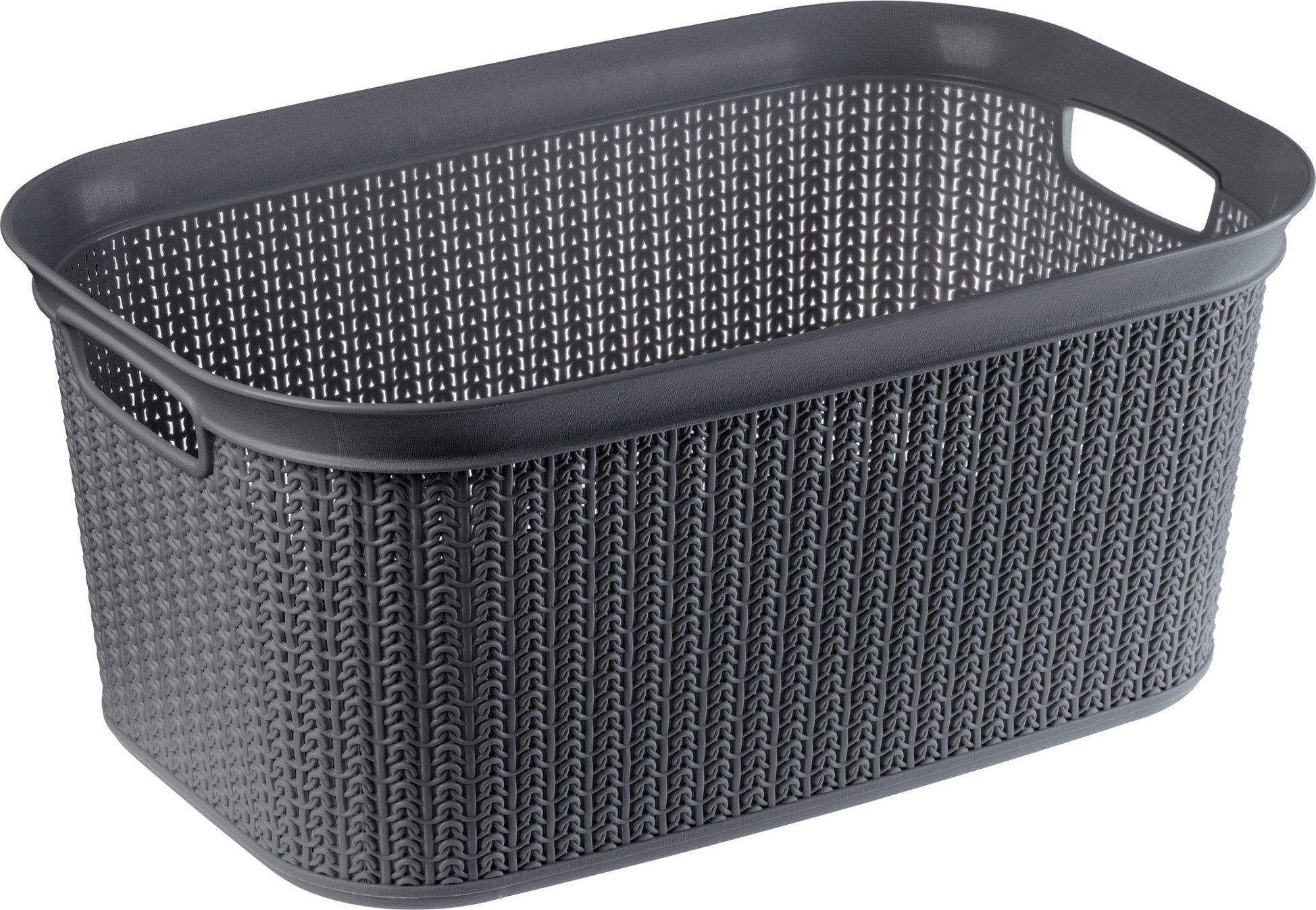 Kosz na pranie Kadax Kosz Na Pranie Bieliznę Pojemnik 27L Grafitowy