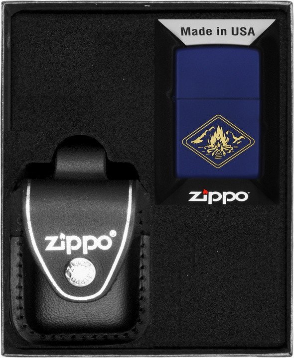 Zestaw ZIPPO Zapalniczka CAMPFIRE DESIGN Prezentowy No3