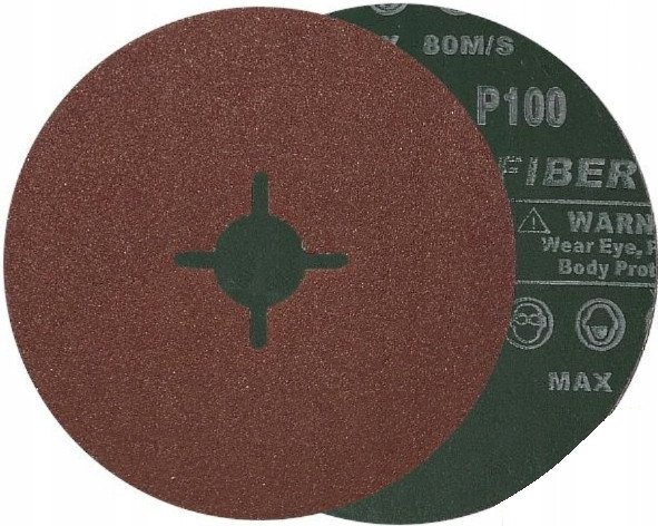 KRĄŻEK FIBROWY DYSK FIBROWA FIBRA 125 mm P100
