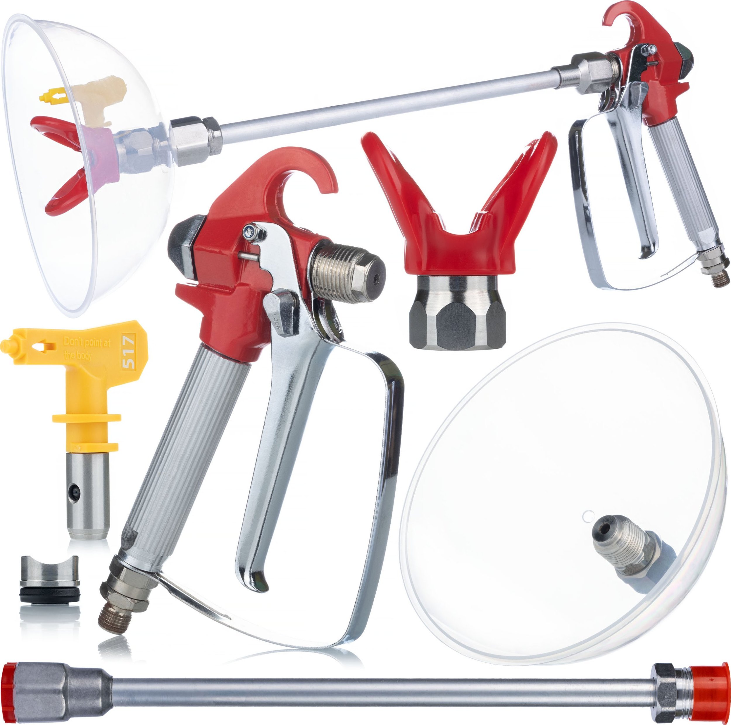 Rosfix PISTOLET LANCA 30CM OSŁONA PRZECIWROZBRYZGOWA ZAPOBIEGAJACA ODPRYSKOM FARBY