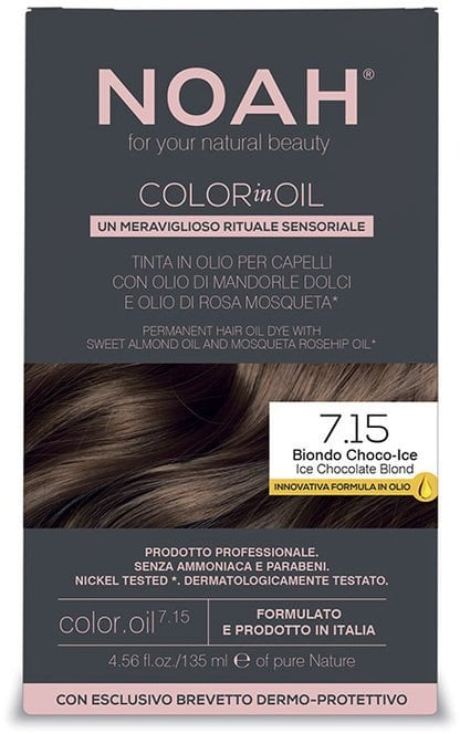 Aliejiniai plaukų dažai Noah Color In Oil 7.15, 135 ml