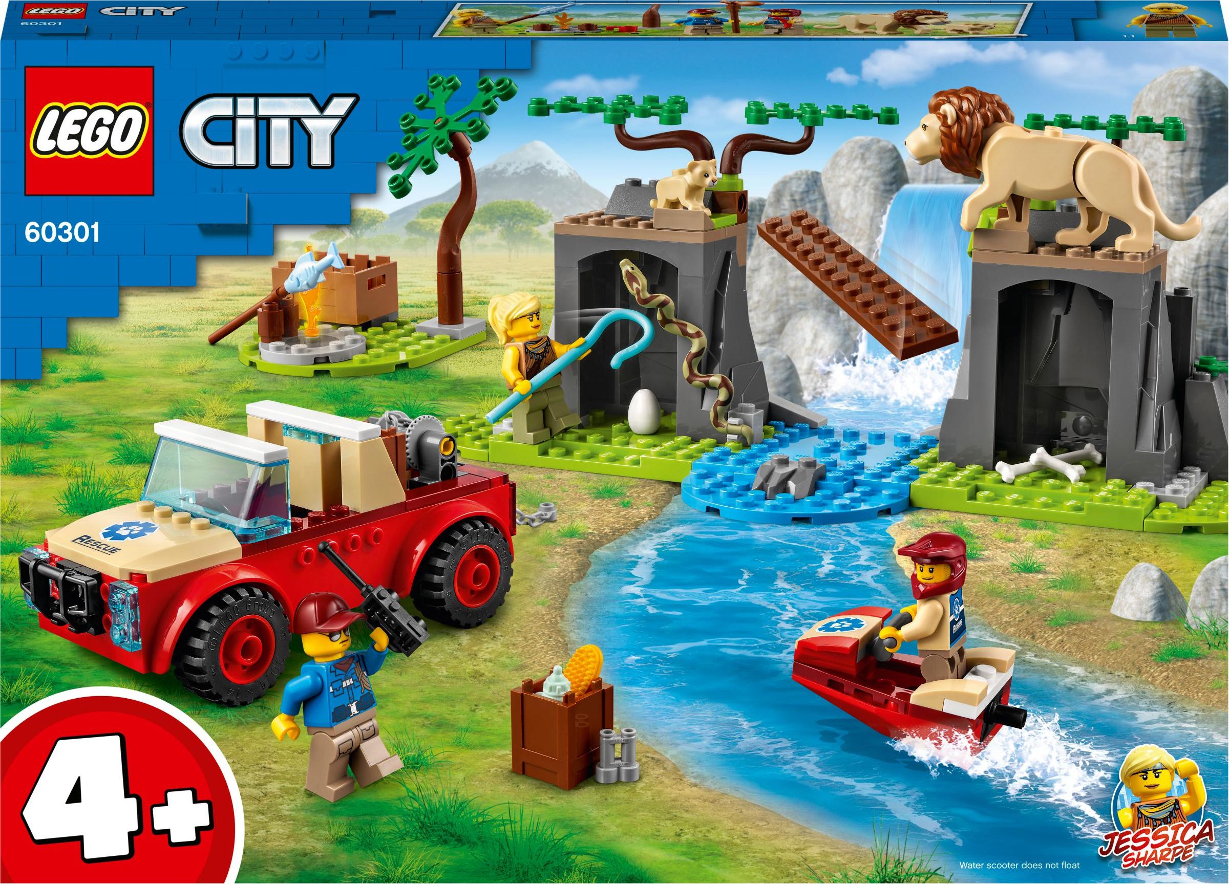 LEGO City Terenówka ratowników dzikich zwierząt (60301)