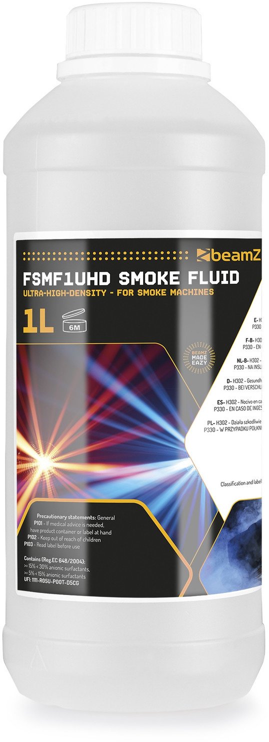 Płyn do dymu 1L o bardzo dużej gęstości BeamZ FSMF1UHD one size