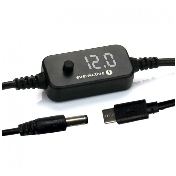 Zasilacz EverActive Uniwersalny zasilacz, selektor napięcia USB-C PD - DC 5V, 9V, 12V, 15V, 20V, 10 wtyków, AD-PD65