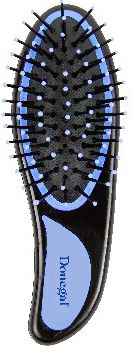 Donegal SZCZOTKA Z PODUSZKĄ MINI CZARNA Z KOLOREM (279002)