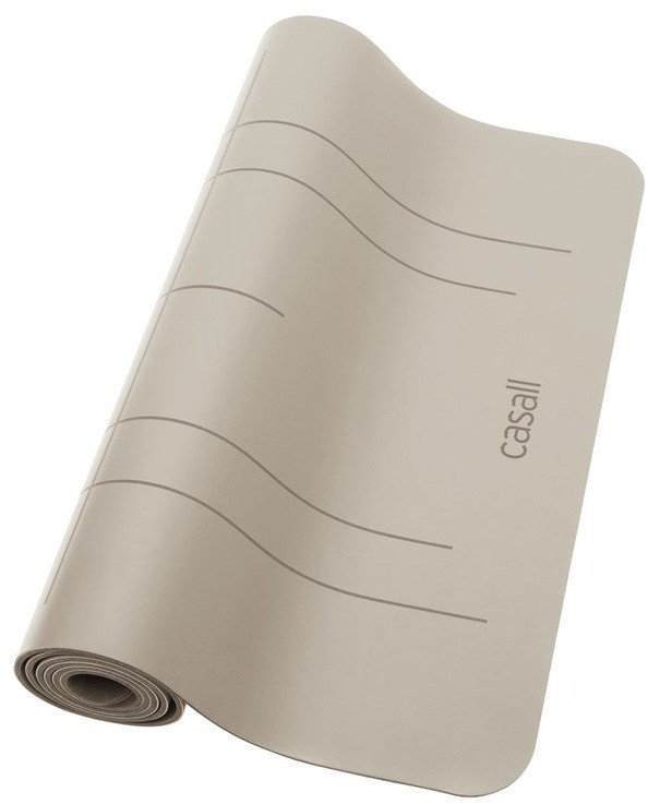 Mata do jogi CASALL Yoga mat Grip&Cushion III 5mm beżowy