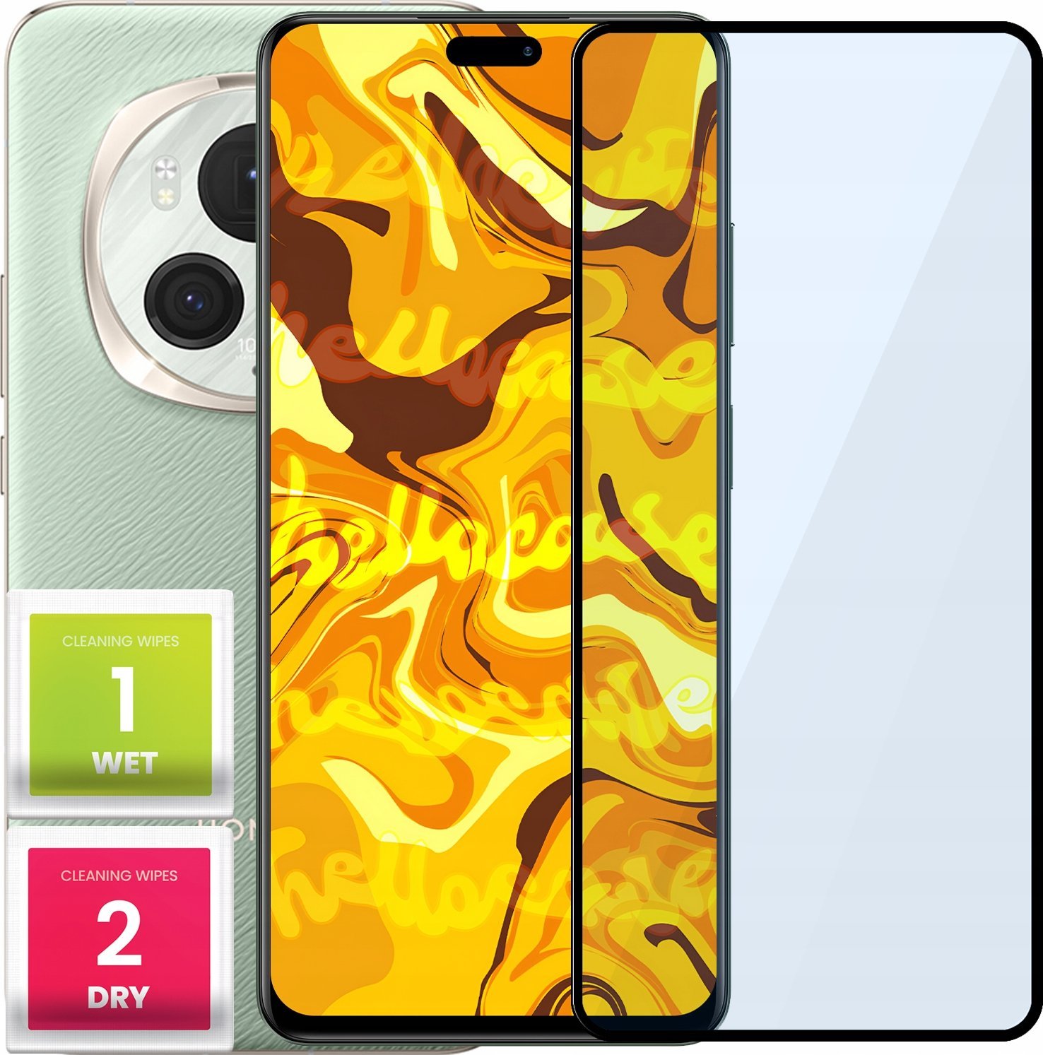 Hello Case SZKŁO HARTOWANE DO HONOR MAGIC 6 PRO PEŁNE NA CAŁY EKRAN SZKIEŁKO OCHRONNE