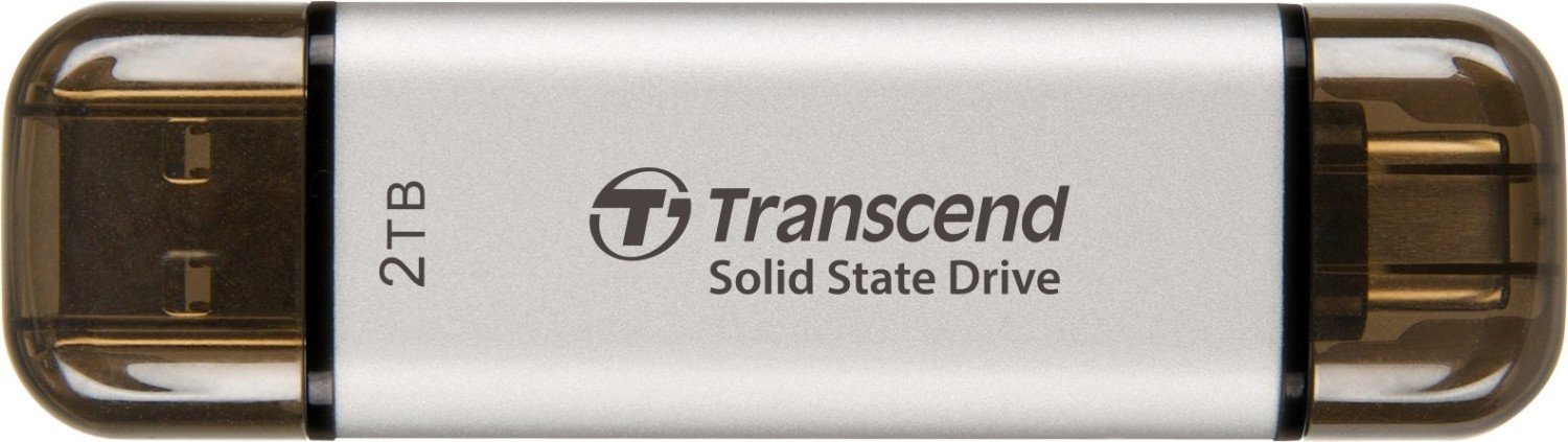 Dysk zewnętrzny SSD Transcend ESD310S 2TB Srebrny (TS2TESD310S)