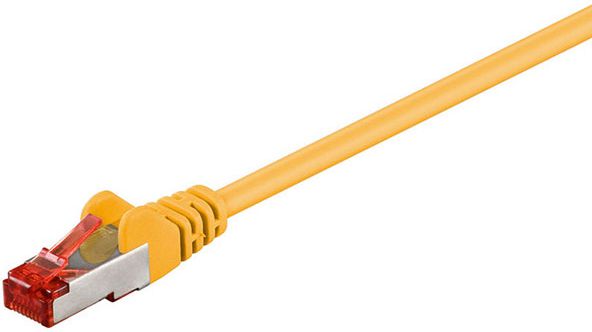 Patchcord CAT6, S/FTP 2m, żółty (68301)