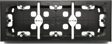 Efapel EFAPEL PUSZKA NATYNKOWA POTRÓJNA CZARNA 10995 APM