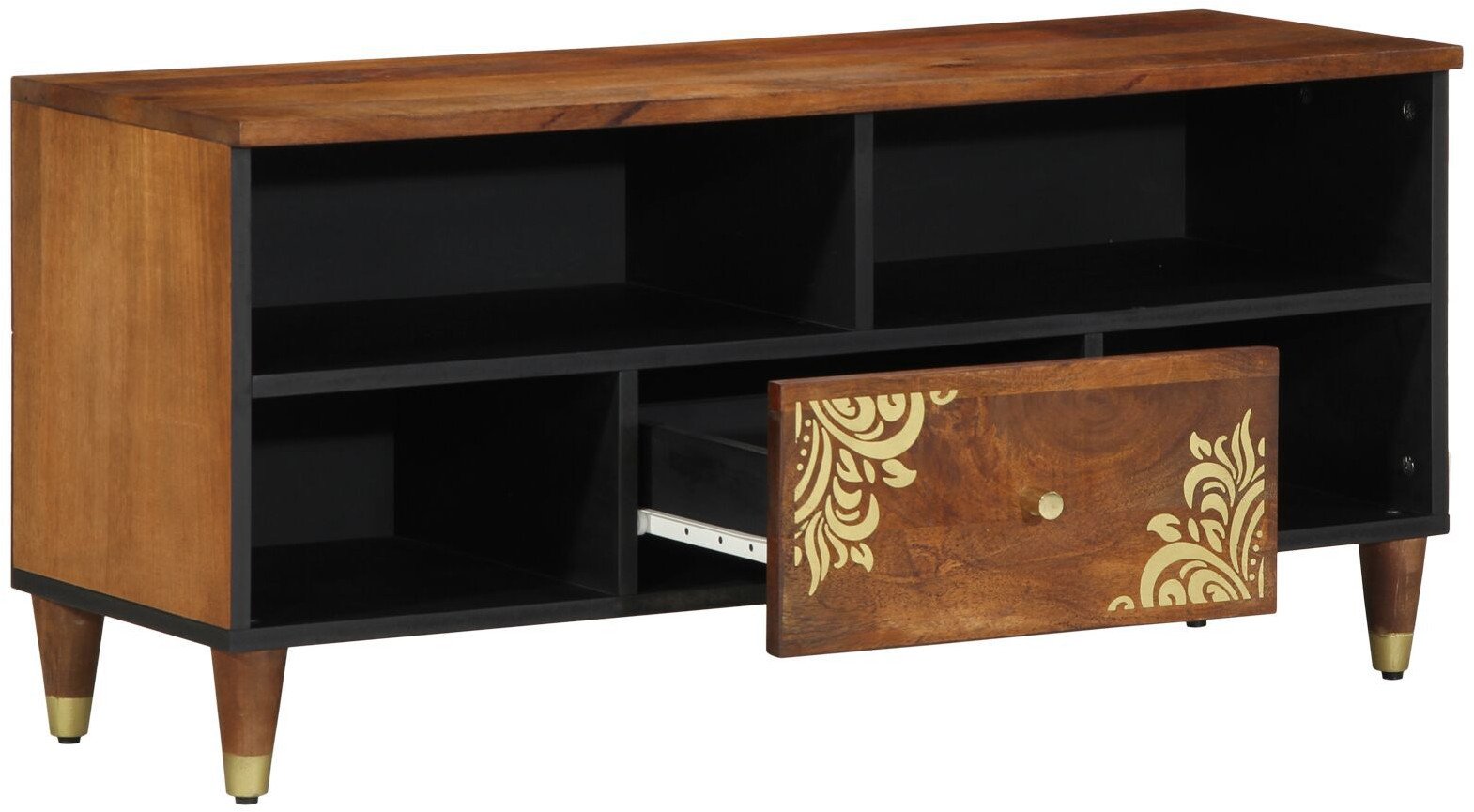 vidaXL Szafka na telewizor 100x33x46 cm Lite drewno mango