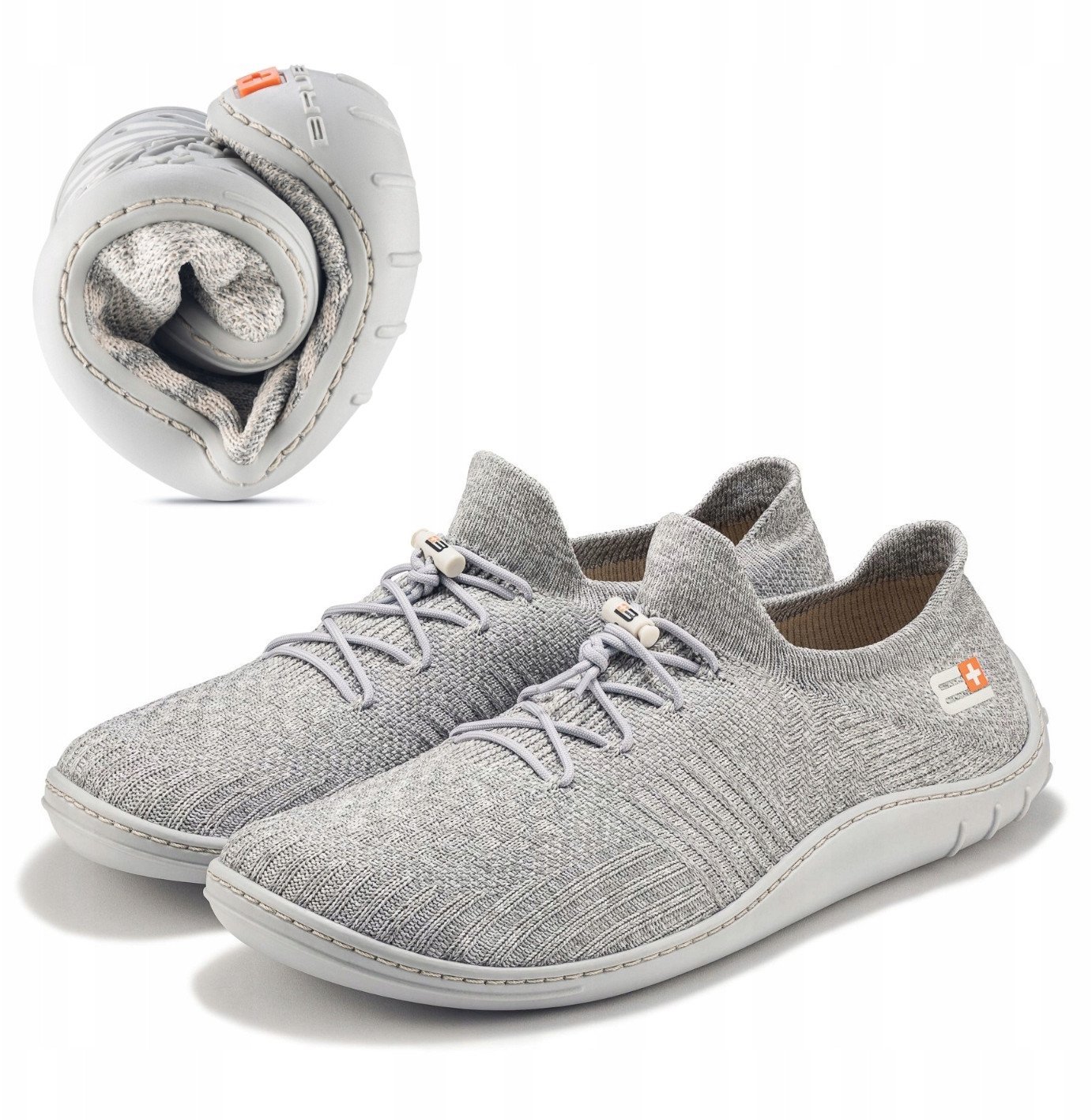 SH5003M Buty męskie Barefoot Merino jasnoszary/szary 41