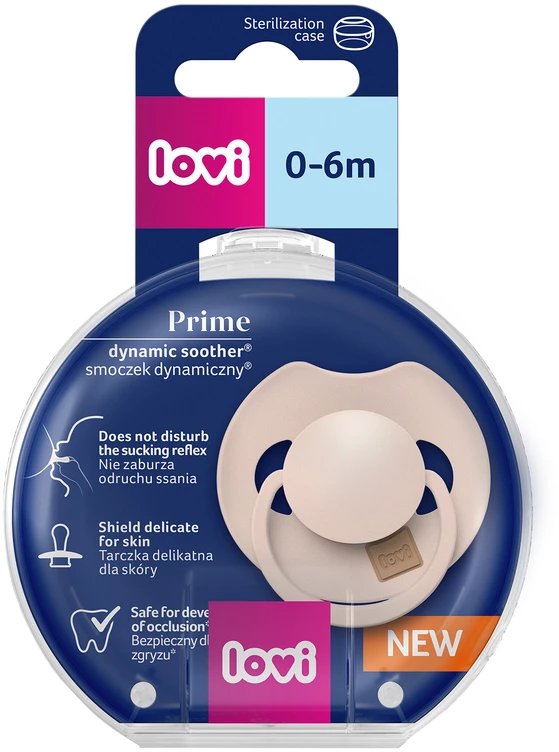 Smoczek 0-6m 1 szt Prime Nude 34/404