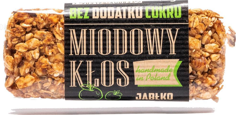 Łysoń Baton miodowy bez dodatku cukru jabłko