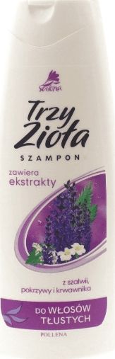 Savona Szampon Trzy Zioła do włosów tłustych Pollena 250 ml