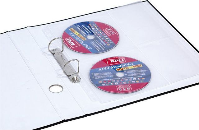 Staples DONAU Koszulki na płyty CD/DVD PP A4 160mikr 25szt