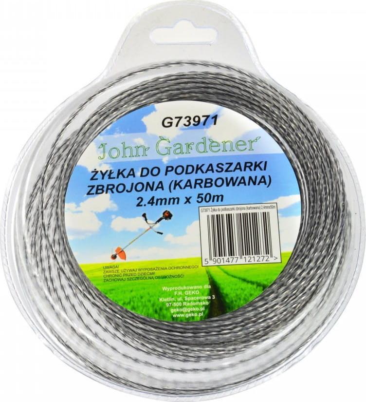 Geko ŻYŁKA DO PODKASZARKI ZBROJONA(KARBOWANA) 2,4MMX50M(40) G73971 GEKO