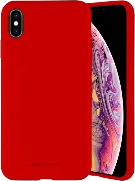 Mercury Mercury Silicone Samsung S21+ G996 czerwony/red