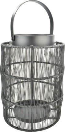 Concord Latarnia dekoracyjna metalowa kolor czarny 23 cm