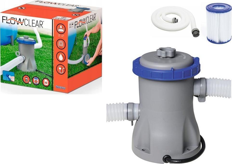 Bestway Pompa filtrująca do basenów 1249L/h (58381)