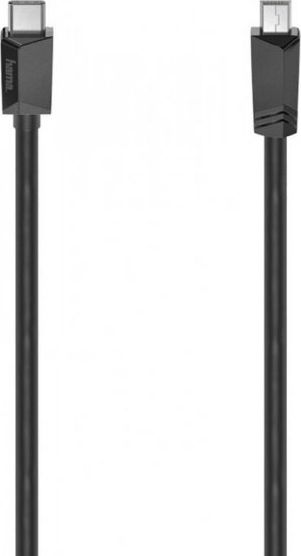 Kabel USB Hama USB-A - USB-C 0.75 m Czarny (002006430000)