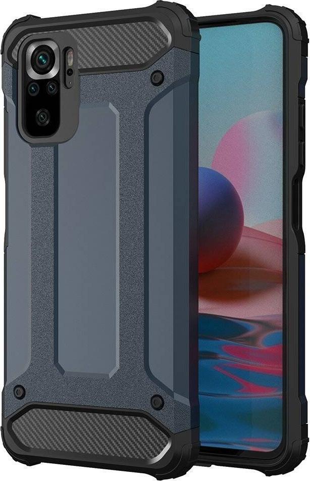 Hurtel Hybrid Armor pancerne hybrydowe etui pokrowiec Xiaomi Redmi Note 11T 5G / Redmi Note 11S 5G / Poco M4 Pro 5G niebieski