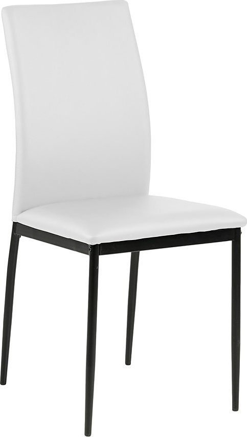Elior Tapicerowane krzesło białe - Mervi 3X