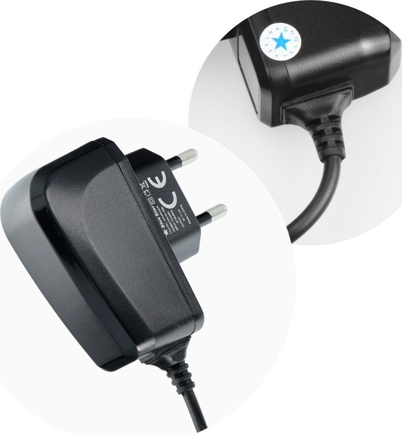 Ładowarka Blue Star TFK-TC-1095B 1 A (ZASMICROUSB SIEĆ KARTON 1A)