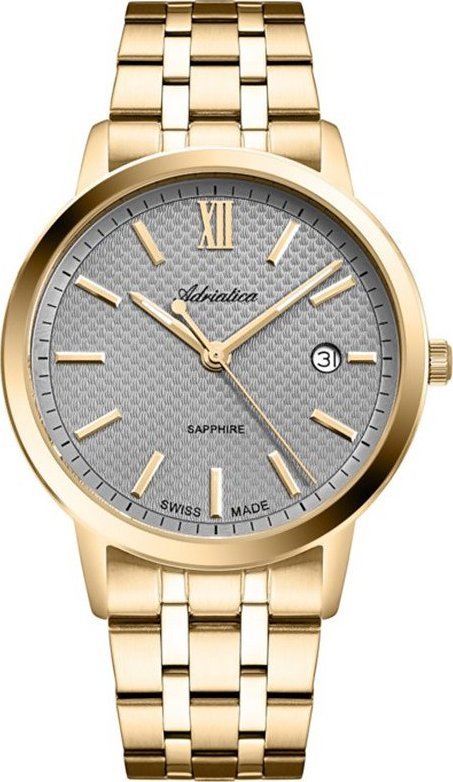 Zegarek Adriatica Zegarek męski Adriatica A8333.1167Q złoty