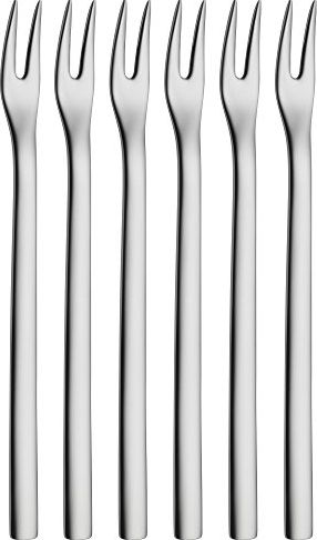 WMF Zestaw WMF Nuova Bowlegabel, 6-częściowy picker, polerowana stal nierdzewna Cromargan, można myć w zmywarce, L 12,5 cm