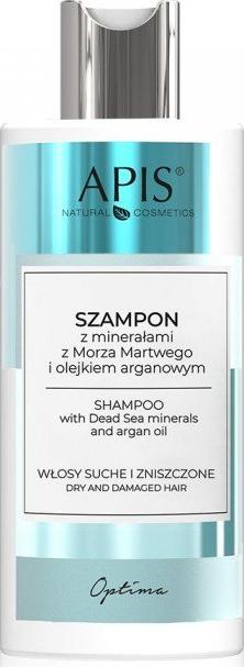 Apis APIS_Optima Shampoo szampon do włosów normalnych z tendencją do przetłuszczania się z minerałami z Morza Martwego i Trawą Cytrynową 300ml