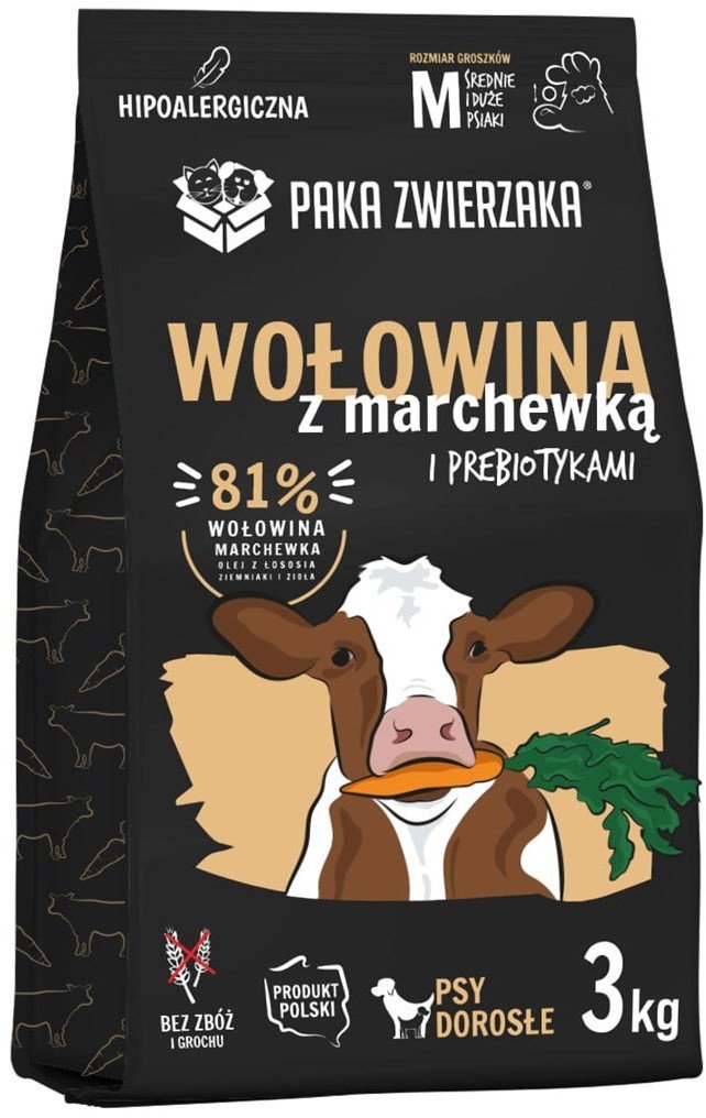 Paka Zwierzaka Seventh Heaven Wołowina z marchewką ''M'' 3kg
