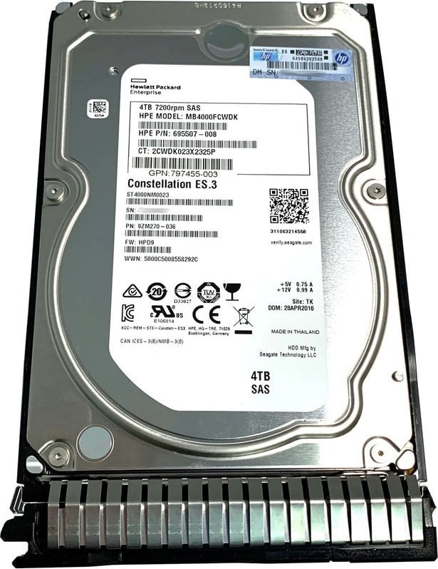 Dysk serwerowy HP 4TB 3.5'' SAS-2 (6Gb/s) (695842-001)