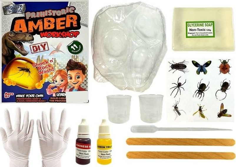 Lean Sport Zestaw Kreatywny Prehistoria Stwórz Bursztyn Owady