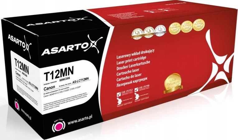 Toner Asarto Toner Asarto do Canon T12MN | 5096C006 | 5300 str. | magenta