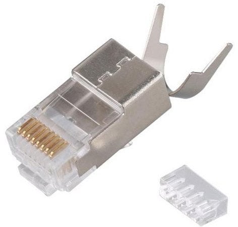 Equip Stecker RJ45 Cat8 geschirmt 50er Set grau