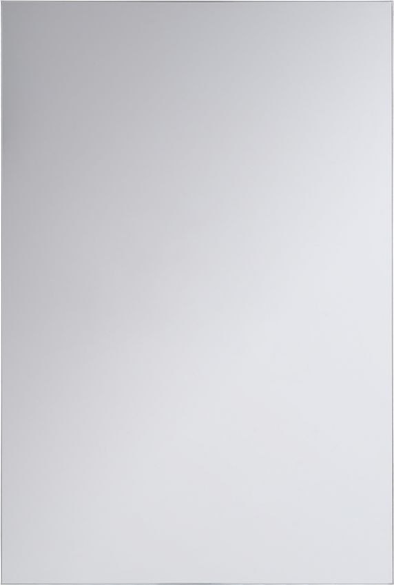 Shumee Szafka łazienkowa wisząca z lustrem 40 x 60 cm biała PRIMAVERA