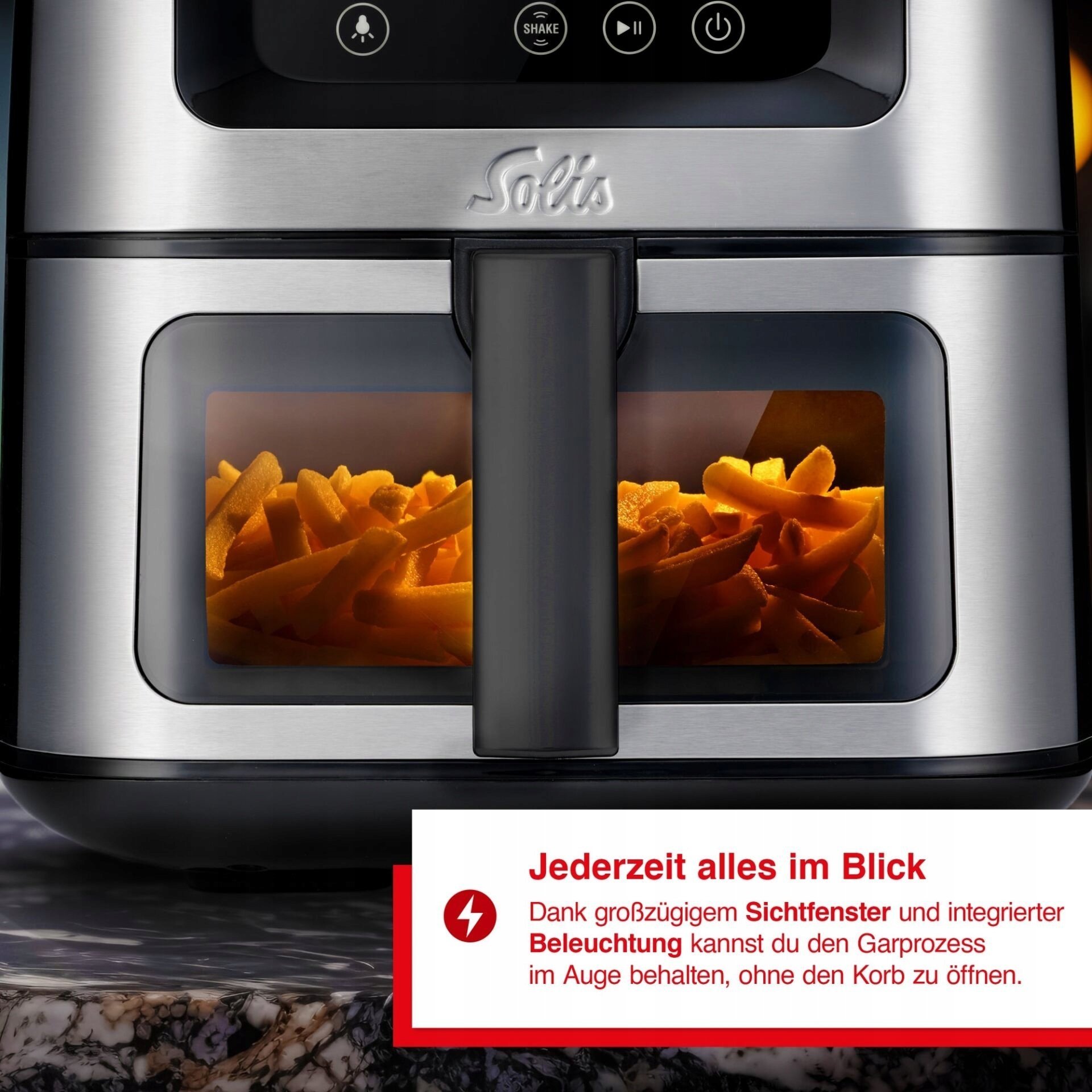 Frytkownica beztłuszczowa Solis Air Fry & Dry XL Typ 8200