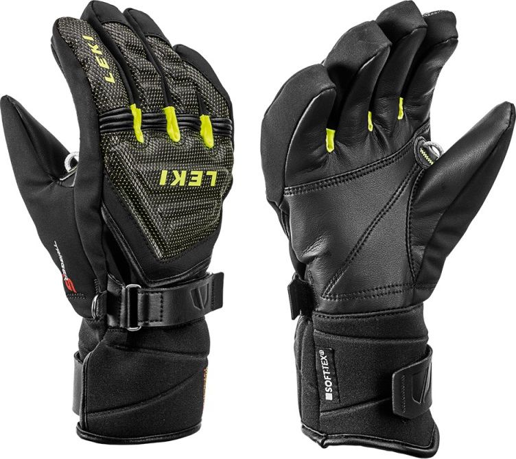 Leki Rękawice narciarskie Race Coach C-Tech S Junior lemon r. 4.0