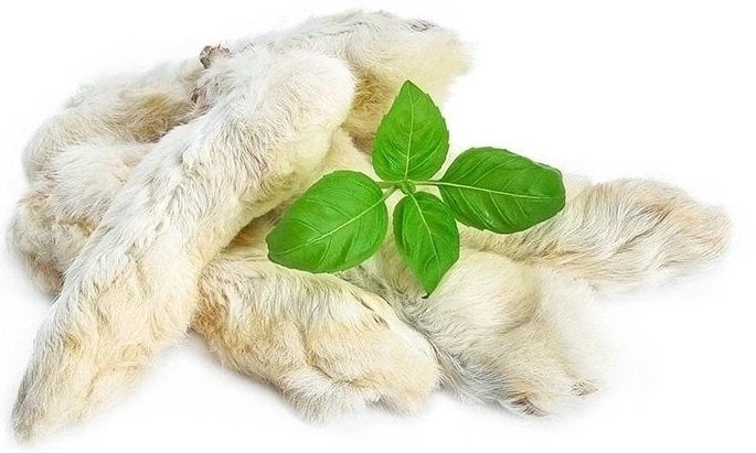 ARAMI C ŁAPKI KRÓLICZE Z FUTREM 100g