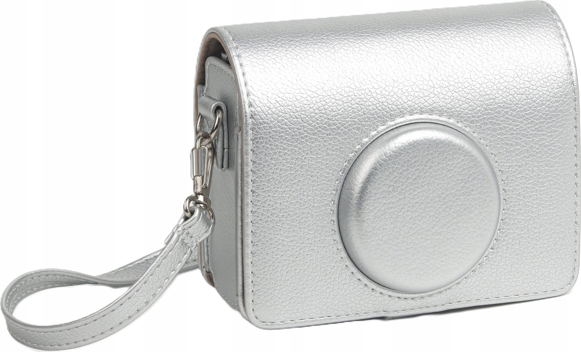 Pokrowiec LoveInstant Etui Pokrowiec Futerał Case Osłona Torba Do Fujifilm Fuji Instax Mini Evo / Srebrny