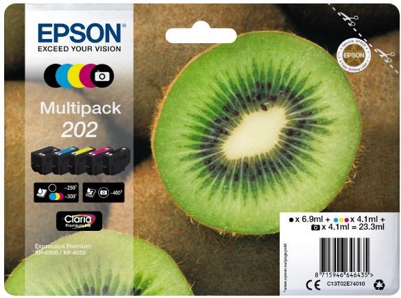 Tusz Epson Tusz C13T02E74010 (Black, Cyan, Magenta, Photo black, Yellow)