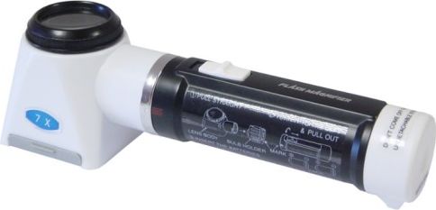 Carton Lupa x7 z podziałką skala 1mm.