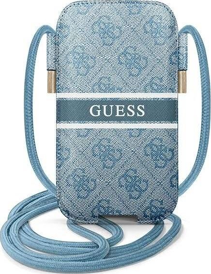 Guess Torebka GUPHM4GDBL 6,1 blue hardcase 4G Stripe