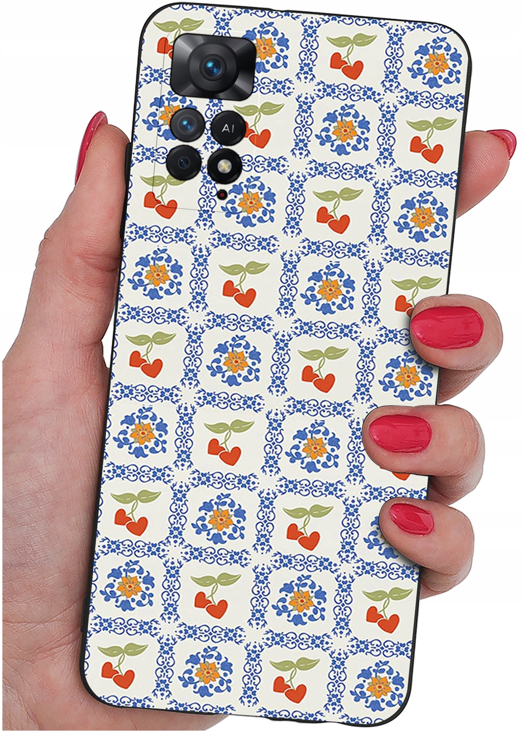 ETUI do Xiaomi Redmi Note 11 Pro | WZORY | SILIKONOWE MATT CASE + SZKŁO 9H