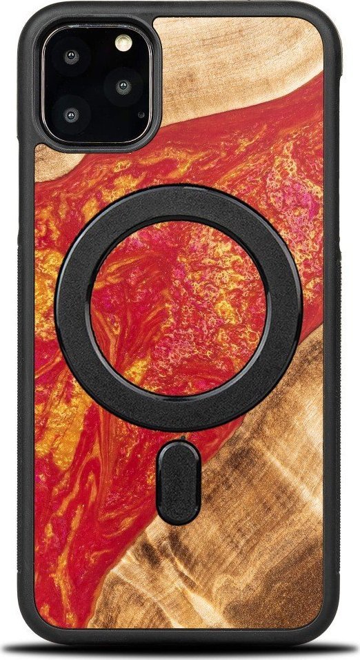 BeWood Etui Bewood Unique na iPhone 11 Pro Max - Neons - Paris z MagSafe