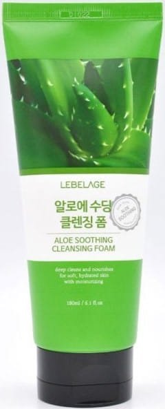 LEBELAGE Pianka do twarzy łagodząca Aloe