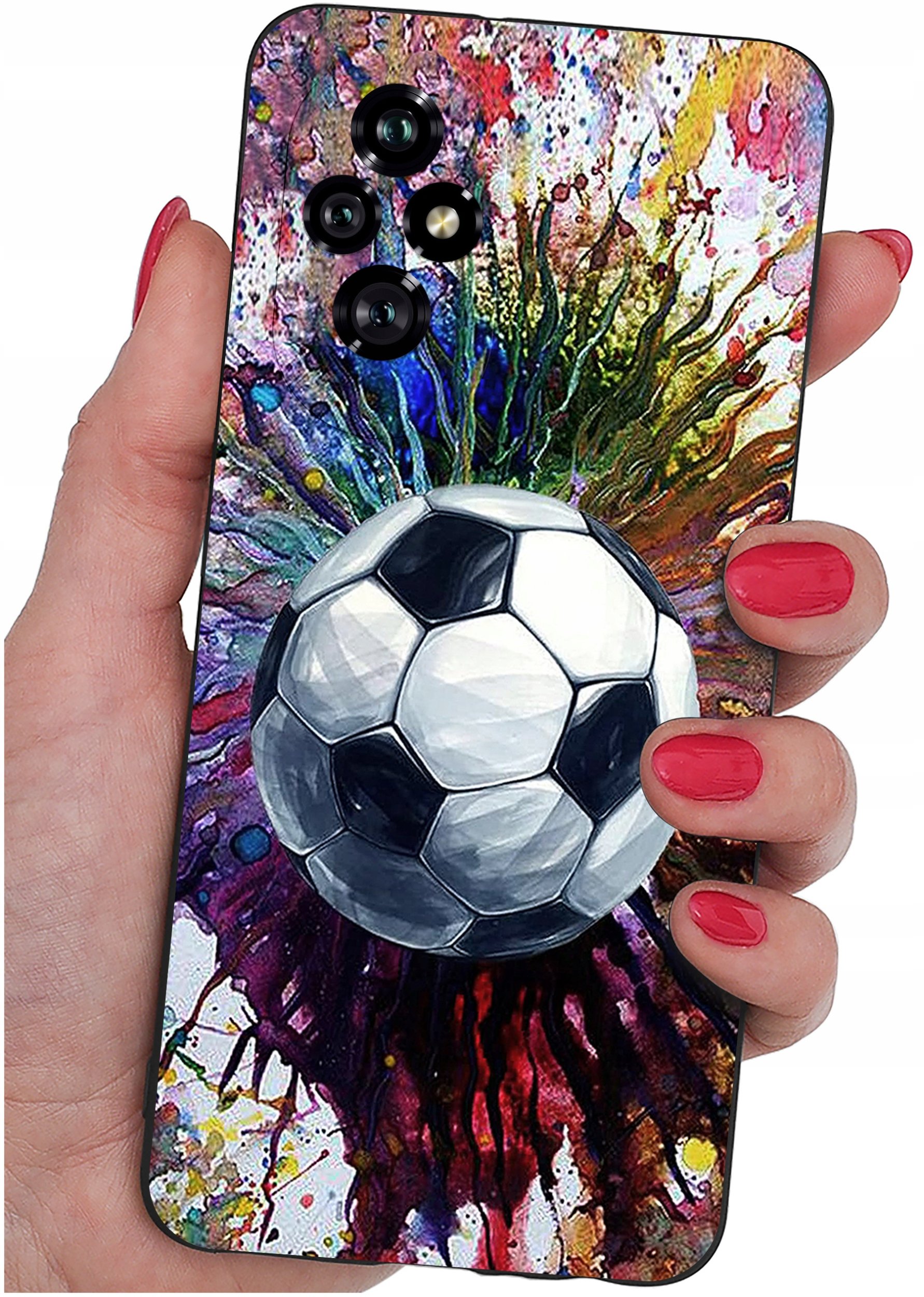 ETUI do Honor 200 5G | WZORY | SILIKONOWE MATT CASE + SZKŁO 9H